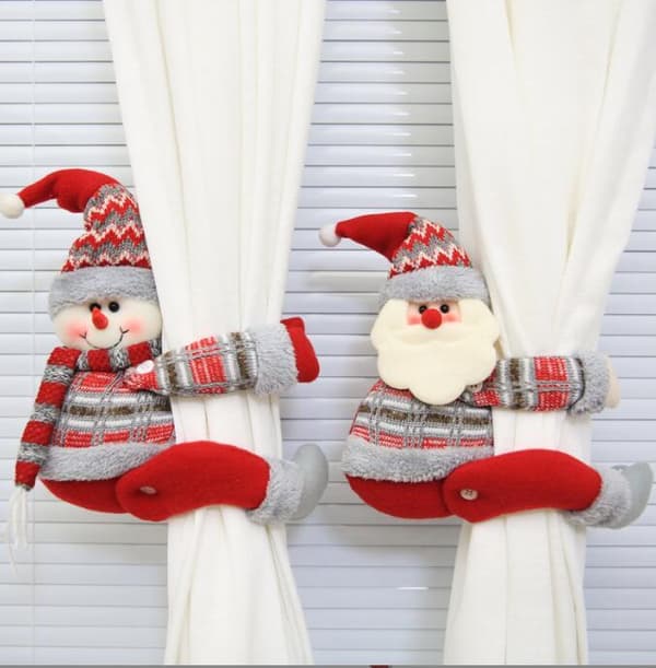 Jultomte-docka Gardinkrokar Snowman