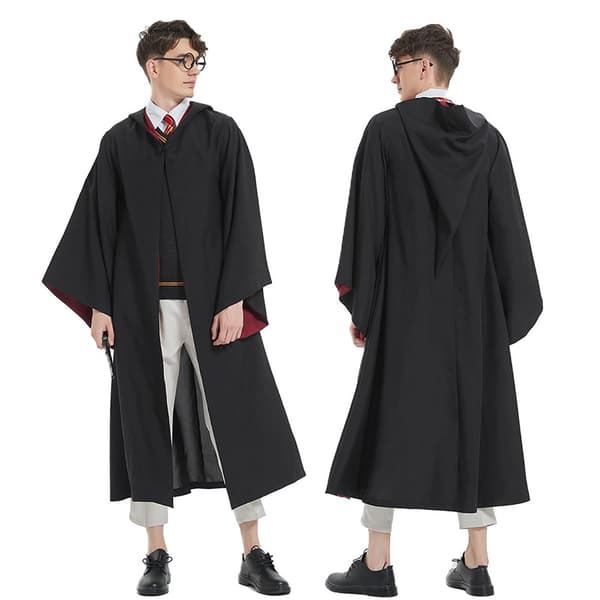 Harry Potter Kappe, Trylleverden Hogwarts Hustema Kappe Red XL
