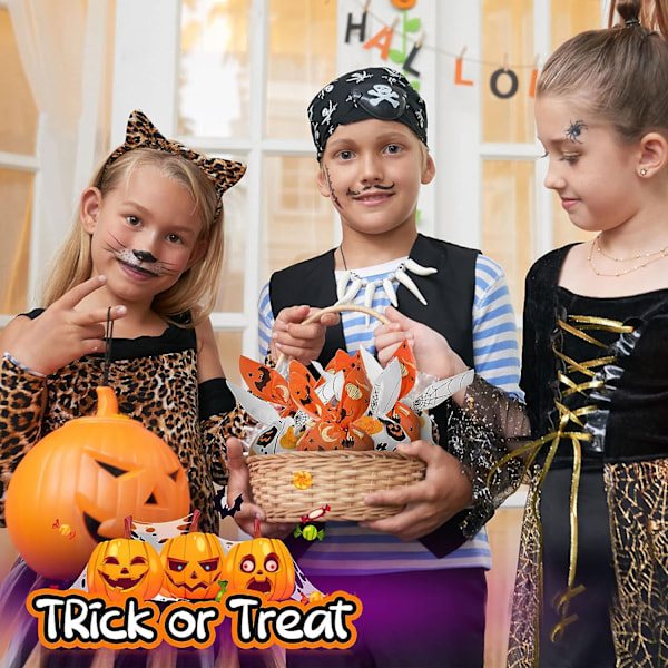 100 kpl Halloween-karkkipusseja temppuiluun tai herkkujen jakamiseen Set 1