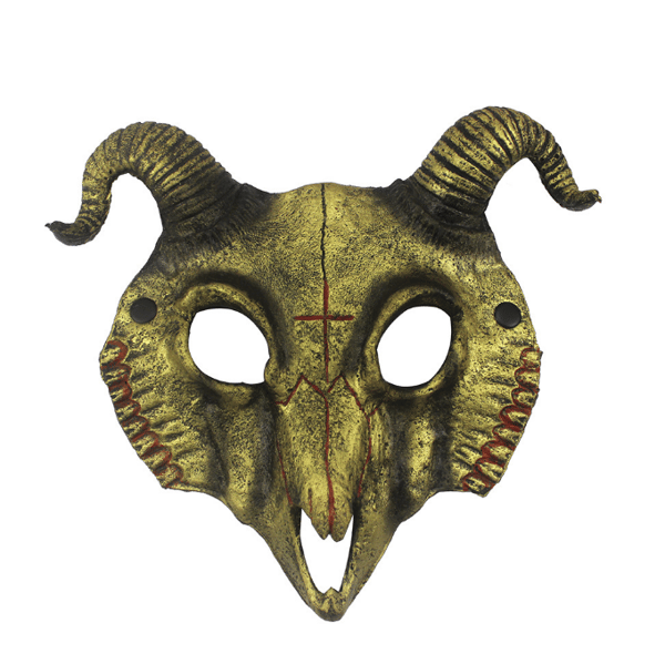Maskerad maskerad för Halloween gold