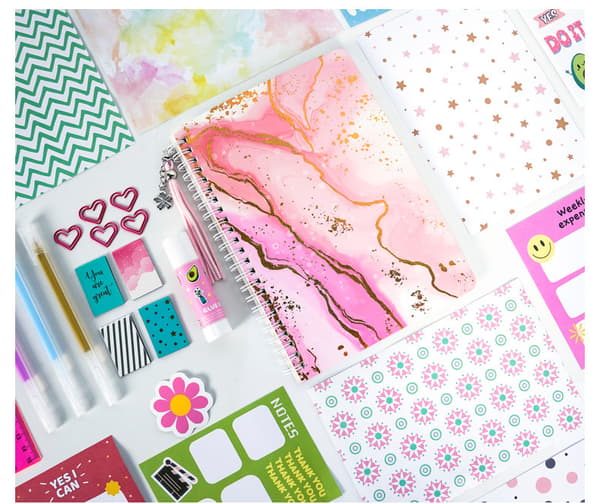 DIY Journal Kit til piger, Scrapbog og Dagbogsforsyninger Sæt BLUE