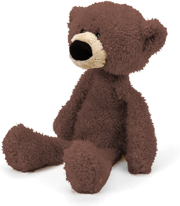 Fuzzy Teddy Bear, Premium Fyldt Dyr Dark brown