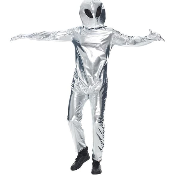 Mænds Astronaut Spaceman Kostume Rumfest M