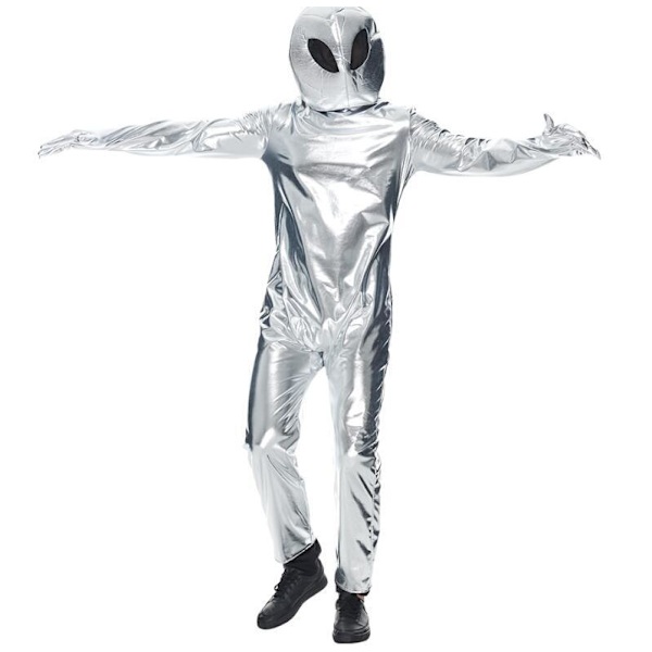 Männs Astronaut Rymdfarare Kostym Rymdfest XL