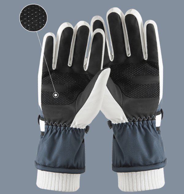 Vanntett Vinter Skihansker for Kvinner Pink