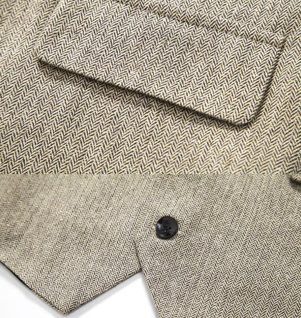 Herre Singelbrystet Slank Pasform Suit Vest Grey S