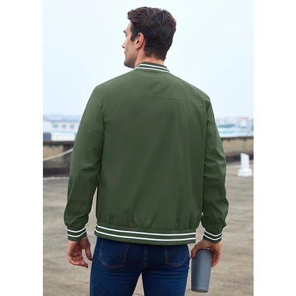 Herrejakke Casual Pilot Full Zip Jakke Green M