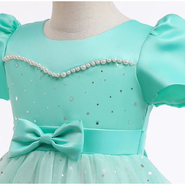 Barnklänningar för 3-10 år Light green 100