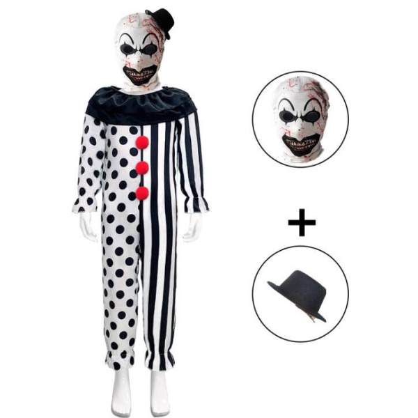 Halloween barn Jumpsuit Clown Cosplay kostym set Style3 140