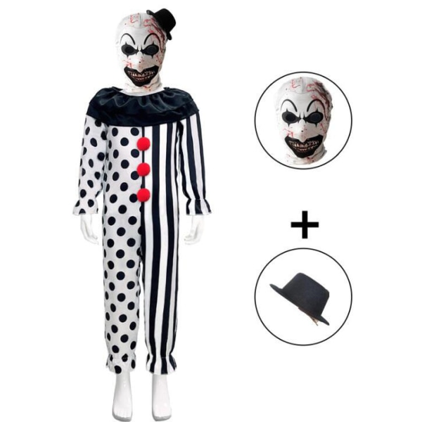 Halloween Barn Kostume til Børn - Klovn Cosplay Sæt Style3 140