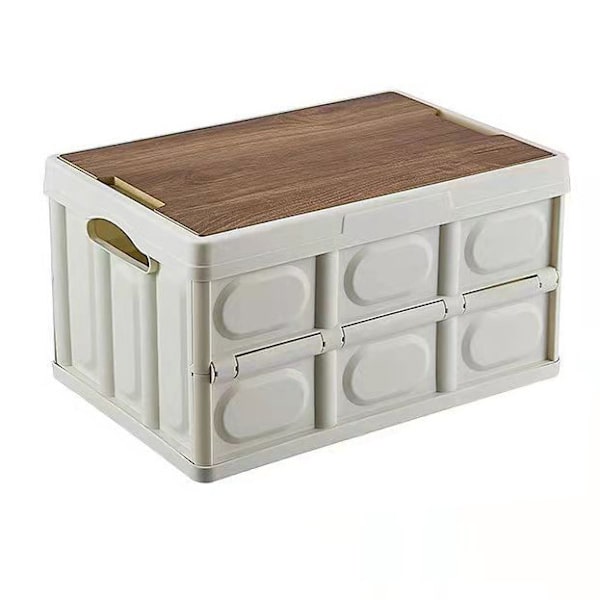 Trunk Organizer för campingutrustning för picknick White 42*39*23cm