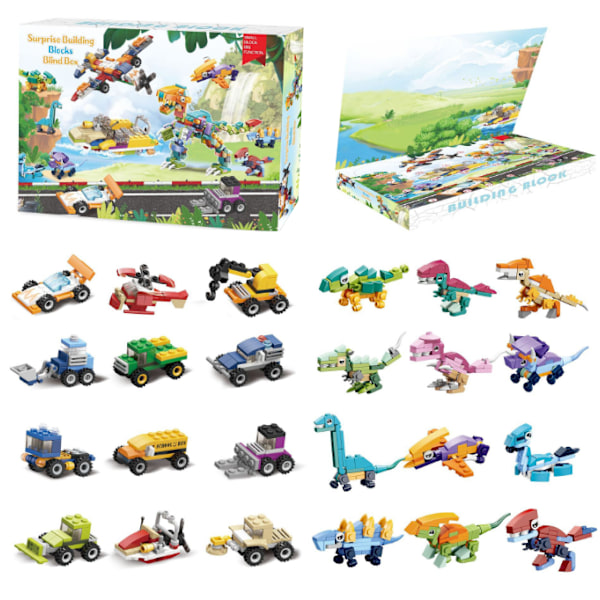 Små dinosaurier byggsten set