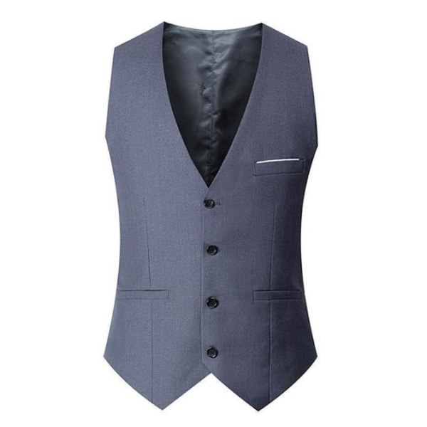 Kostymväst för män Affärsdräktväst för män grey L