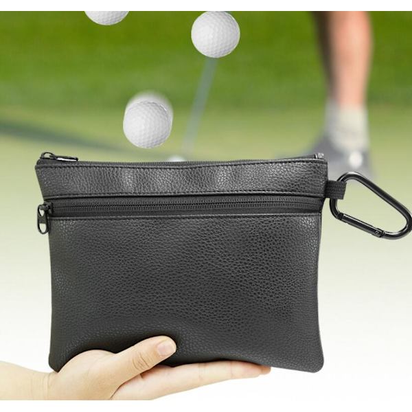 Utomhus golfväska svart bärbar midjepaket Black