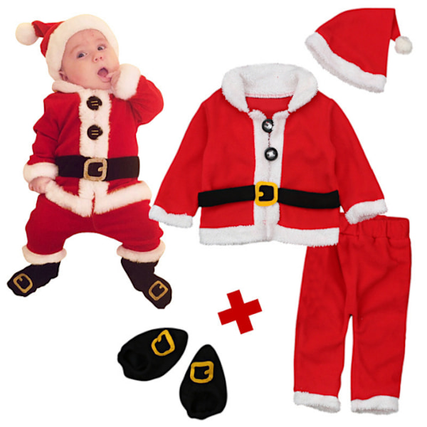 Jultomtekostym för barnen Tomteprydnad 80