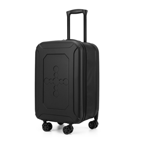 Lätt resväska med hård sida med 4 hjul black