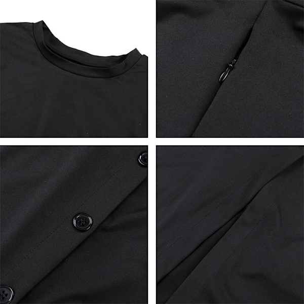 Långärmad Slim Split Midi-klänning för kvinnor rose S
