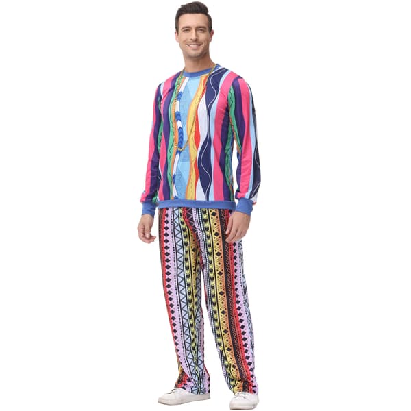 Mænds Disco Kostumer 80'er Kostumer Til Mænd Med Power Disco Design XL