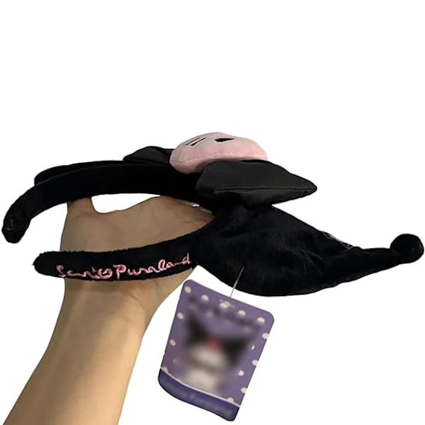 Söt Hårklämma Plush Öron Hårband, Kawaii Huvudbonad för Halloween