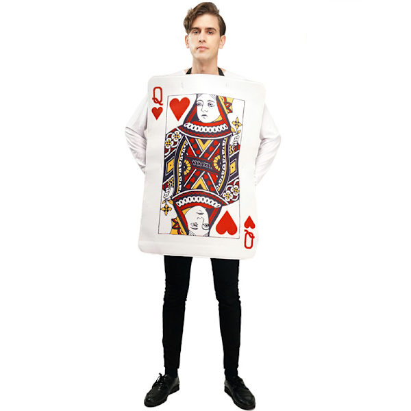 Hjärter Damens Kortdräkt Style2