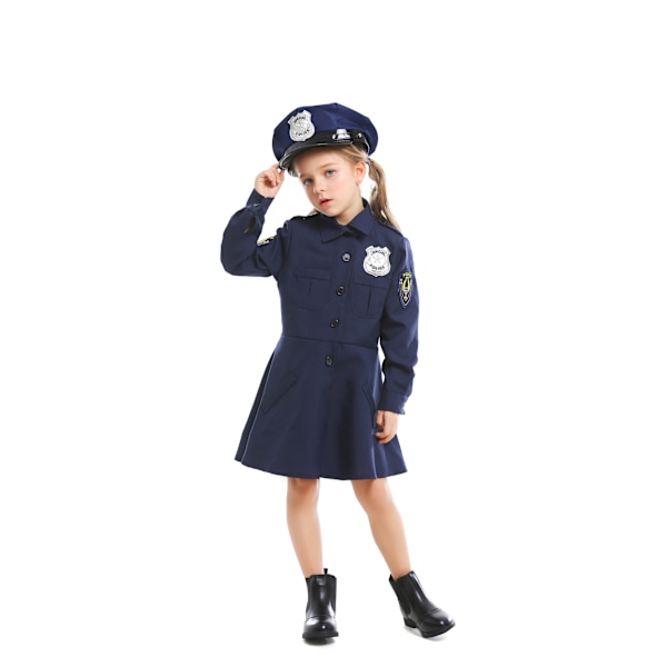 Halloween Poliisiasu Roolileikki Äidille ja Tyttärelle S
