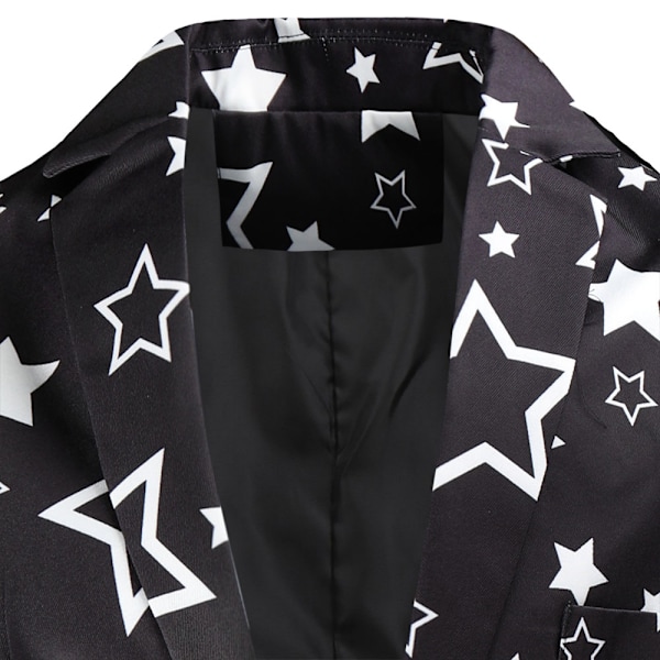 Herrar Julblazer - Fult X-Mas Semester Mönster Outfit 4XL