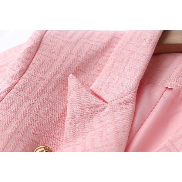 Dame Casual Blazer Langærmet Åben Front Knapper Arbejde Kontor Blazer Jakker M