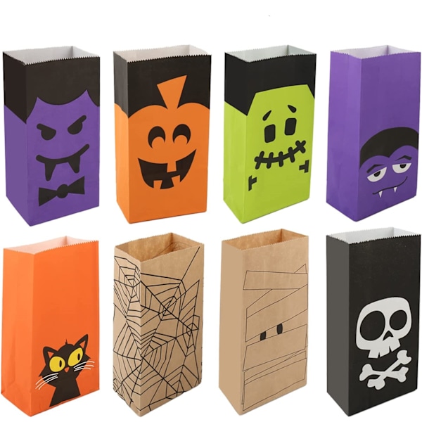 80 kpl Halloween-karkkipusseja, Halloween-herkkupusseja