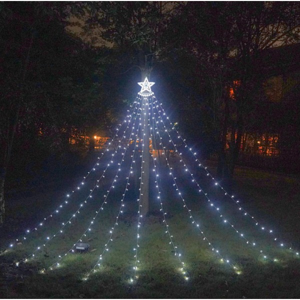 Utomhus julpynt Vattentät LED Star Lights white