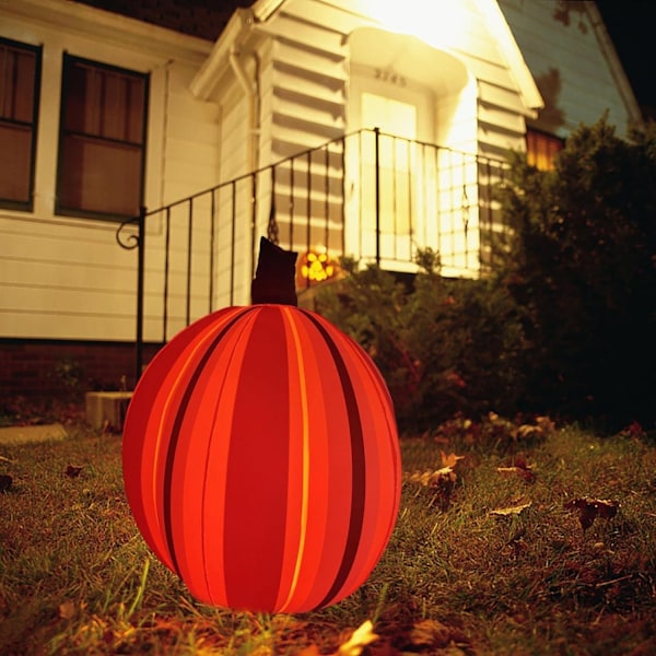 Halloween PVC Uppblåsbar Pumpa för Utomhus Dekorationer Style 1