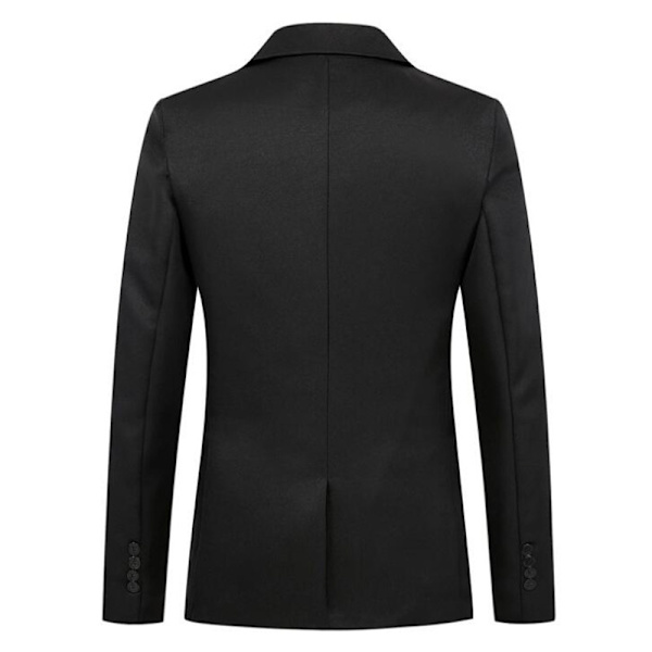Miesten Slim Fit Business Casual -takki Black M