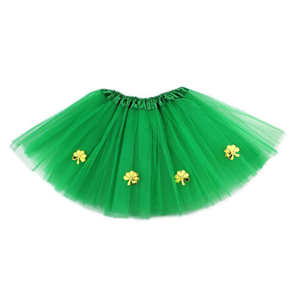 Kvinnor Tutu-kjol för St. Patrick's Day-dräkt style 3