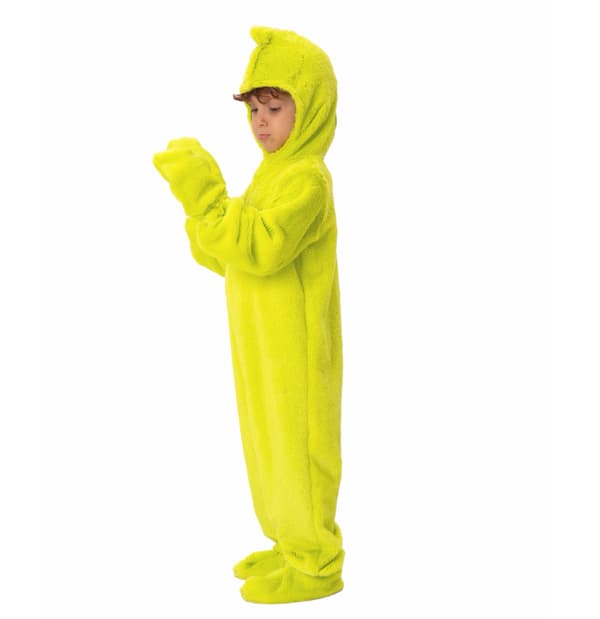 Julgrön Stor Monster Barnkostym Cosplay Set M