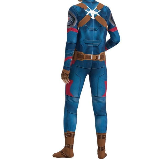 Halloween Dräkt Män Barn Kapten Dräkt Jumpsuit 140cm