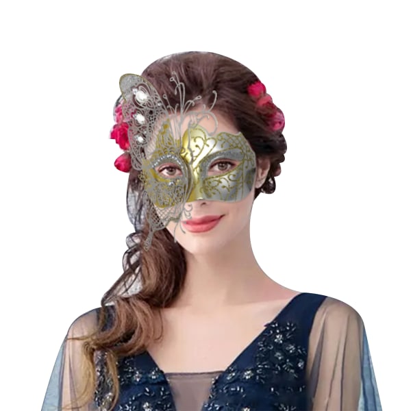 Butterfly Lady Masquerade Halloween Party Mask green