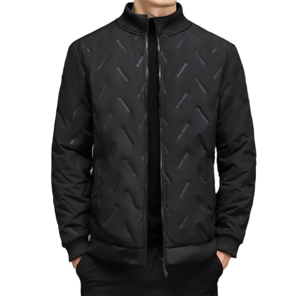 Herrar Vinter Sherpa Fodrad Jacka Zip Up Tjock Varm Kavaj 4XL