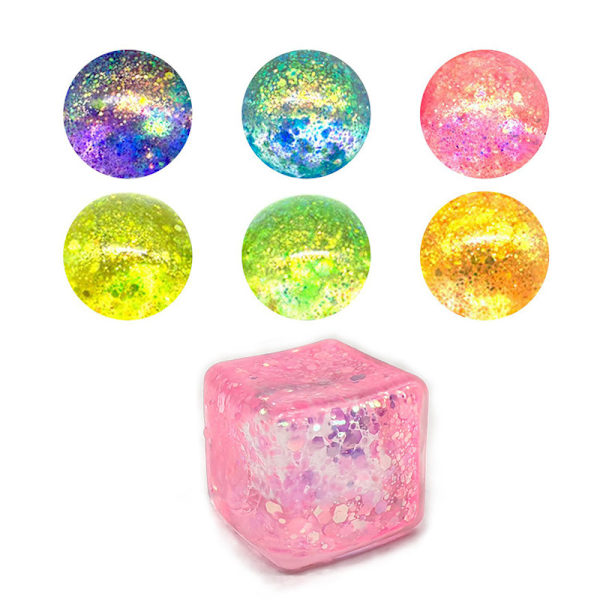 Mjuka Isbitar Stressbollar, 3-pack Sensoriska Mjuka Isleksaker Q6