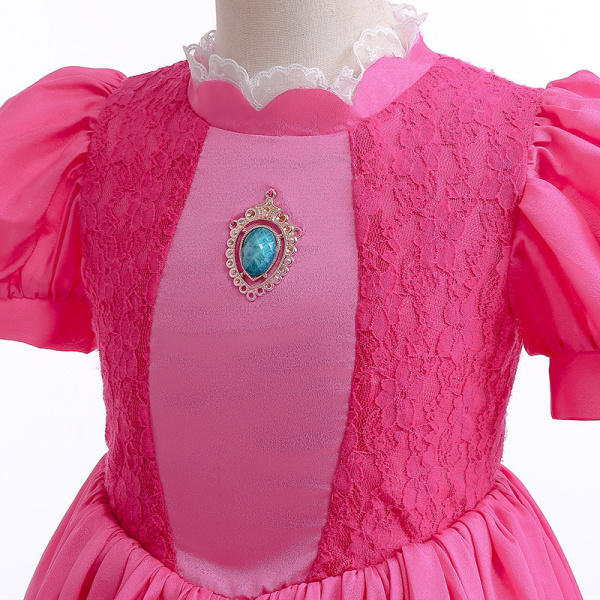 Princess Cosplay kostym för flickor Barn, Princess Dress Cosplay Outfit med tillbehör 100cm