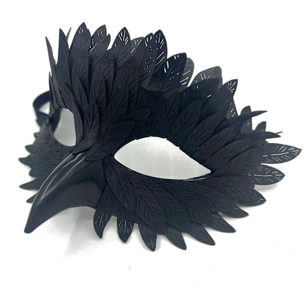 Smiffys Korppinaamio, Halloween-naamiaisasuste black