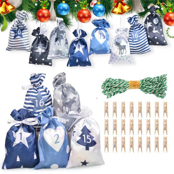 Adventskalender för Fyllning, 24 Adventskalendrar Style3