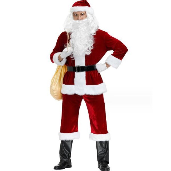 Jultomtekostym för män med tillbehör XL