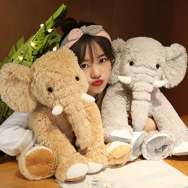 Stoppet Dyr Dukke Elefant Stoppet Dyr PINK