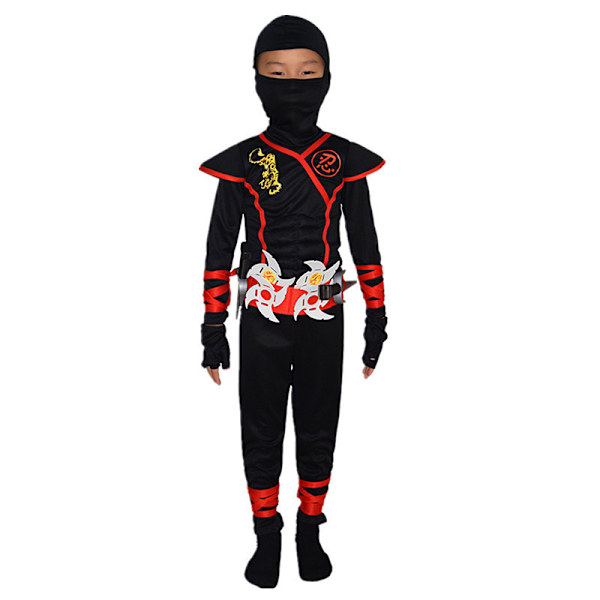 Børne Stealth Ninja Kostume M