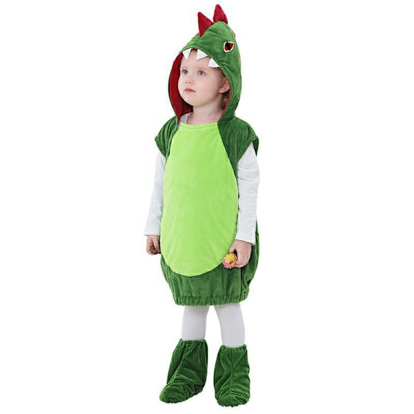 Vihreä T-Rex-asu Dinosauruksen Huppariasu M