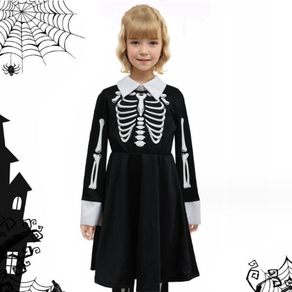 Halloween Børne Spøgelsesdragter Cosplay Kjole 150CM