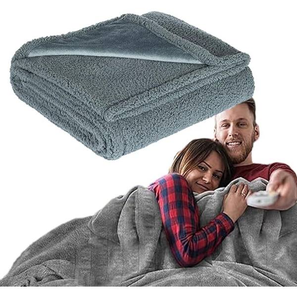 Myk Vanntett Teppe (For Små Hunder, Mellomstore Hunder) Gray 100*145CM