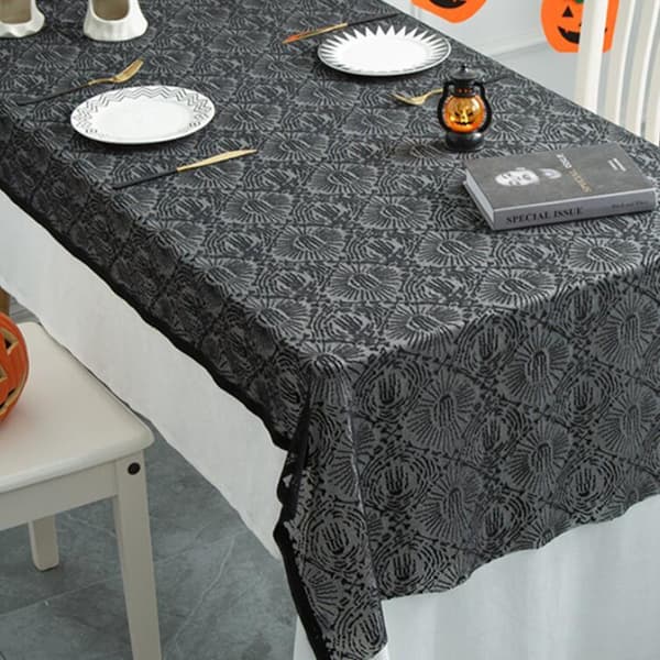 Halloween Sort Sort Bordduge Hand 152*260