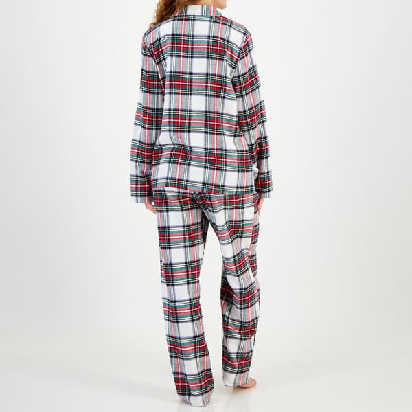 Dam Pyjamas Set 2 Delar Knäppning Mjuka Långärmad Topp och Byxor Sovkläder Set Lounge Set Q3 S