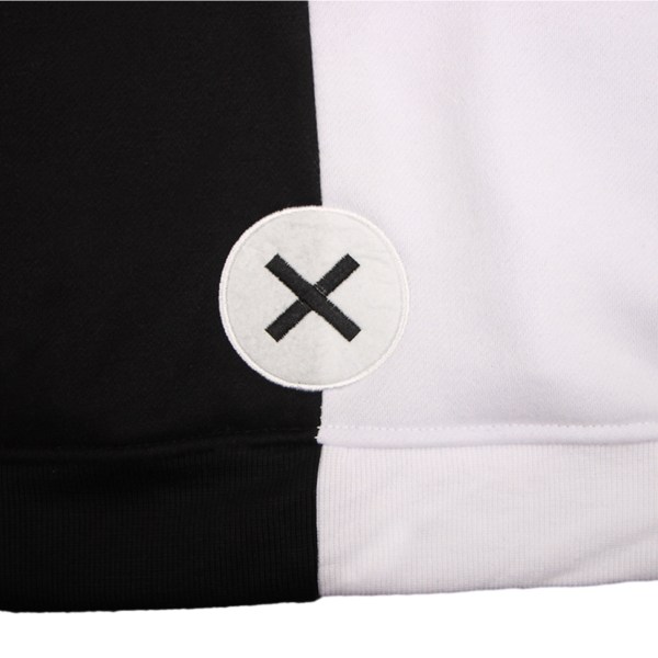 Monokuma Mustavalkoinen Karhuhuppari Anime Cosplay Puku Vetoketjullinen Unisex Takki Yhtenäinen 2XL