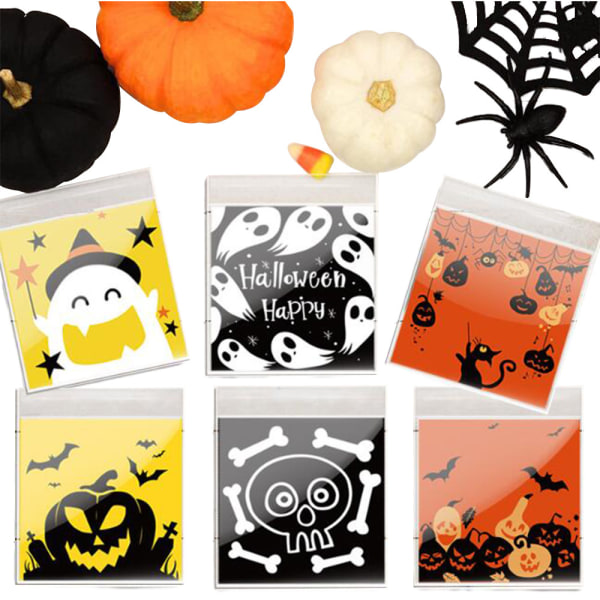 Halloween-godteriposer med selvforsegling 700PCS